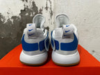 Nike Hyperdunk White and Blue Basketball Shoes