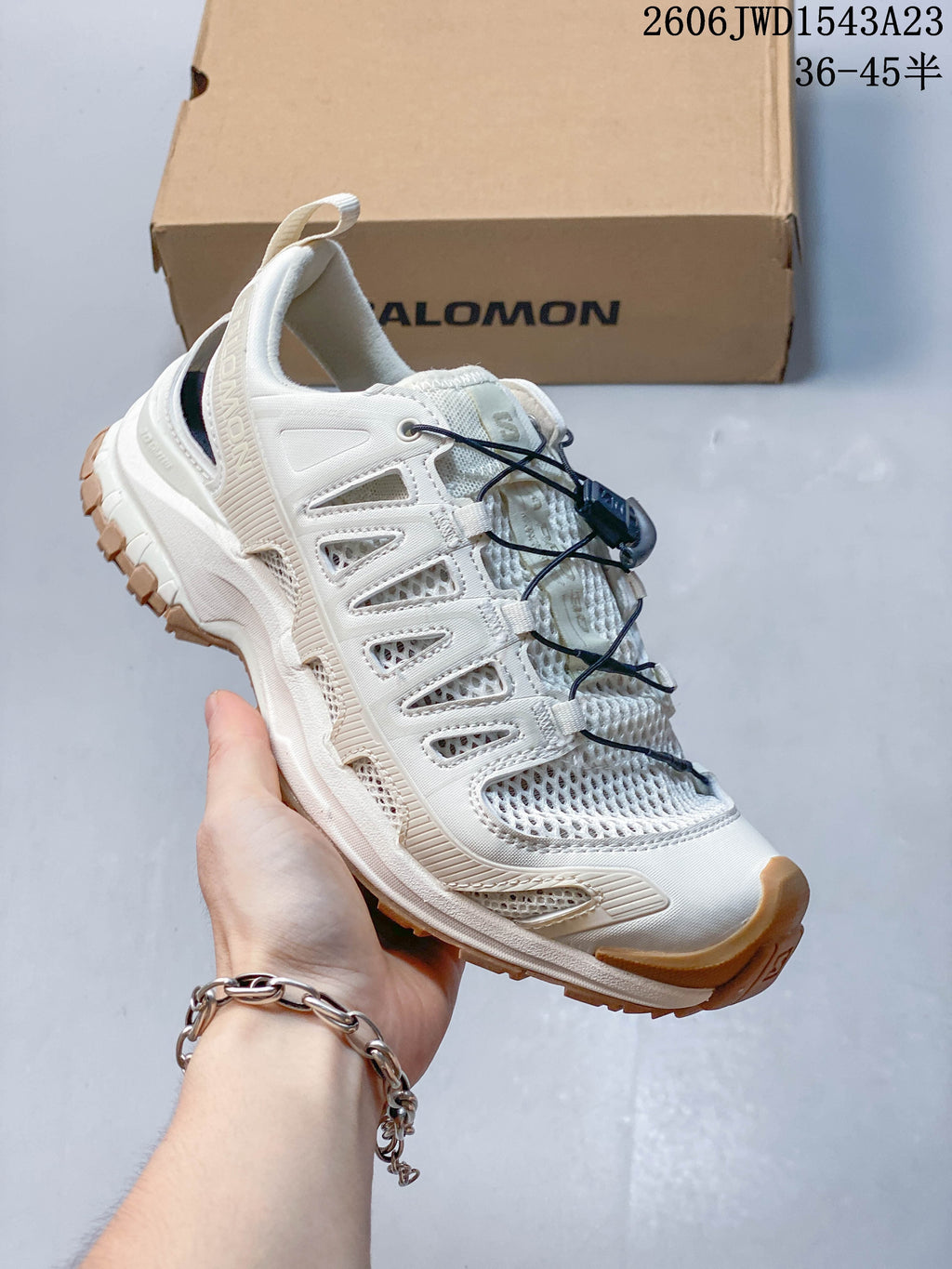 Salomon XA Pro 3D Amphib Trail Sneakers, Ivory