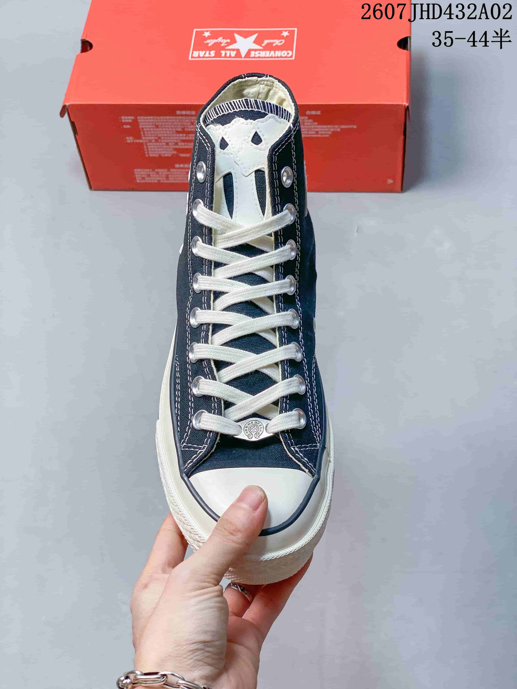 Converse Chuck Taylor 1970s High-Top Sneakers, Navy and White