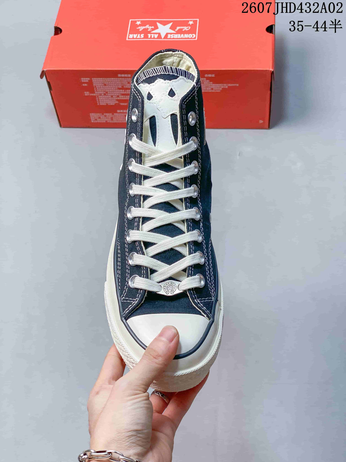 Converse Chuck Taylor 1970s High-Top Sneakers, Navy and White