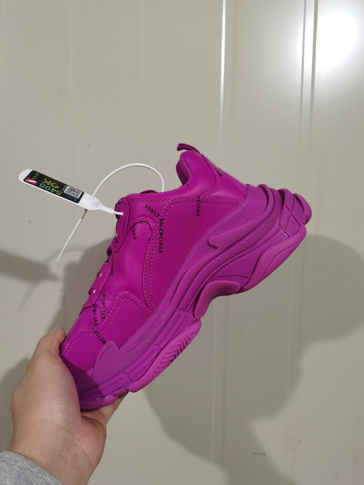 Balenciaga Triple S Sneakers Purple Red 524039 W2FA1 9016