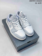 Jordan Air Jordan 1 Low Sneakers Light Grey White 2607NY1163A23