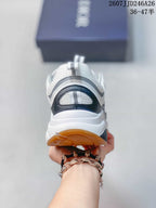 Dior JJD246A26 Low-Top Sneakers White Black Gray