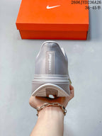 Nike Pegasus Plus Running Shoes, Silver and White