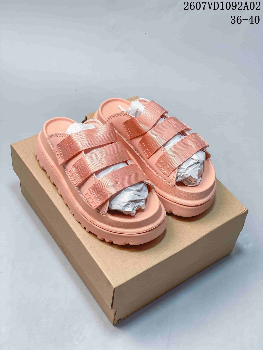 UGG Triple-Strap Platform Slide Sandals
