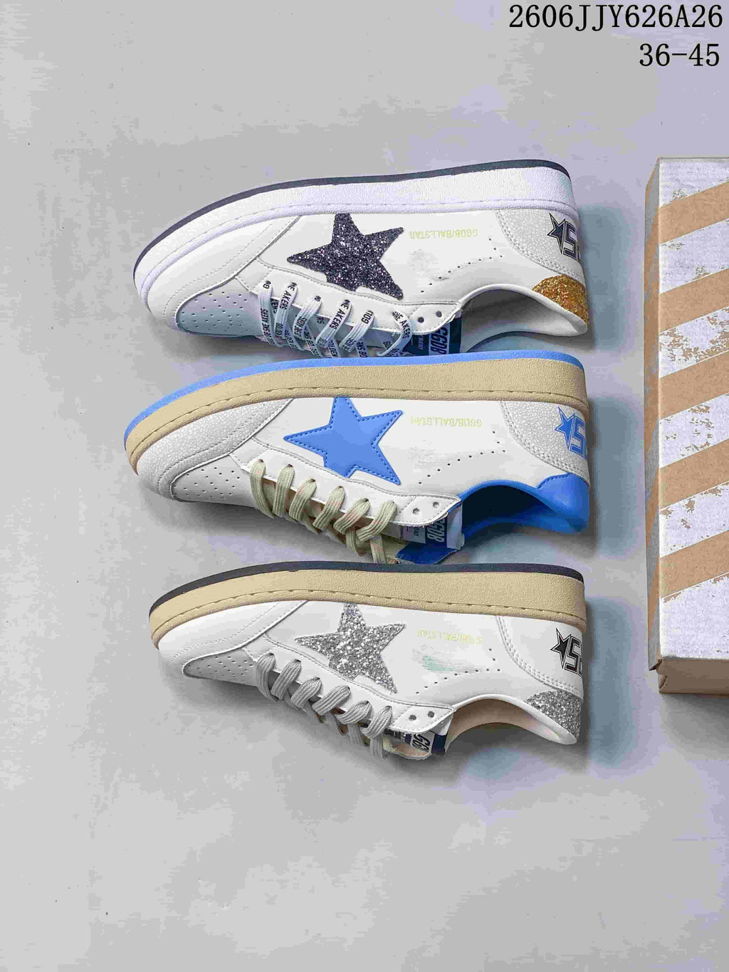Golden Goose SURARN Star Low-Top Sneakers, White