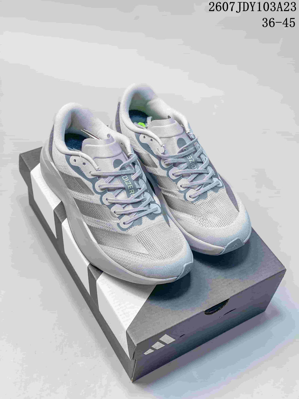 adidas Adizero Evo SL M Gray White Running Shoes