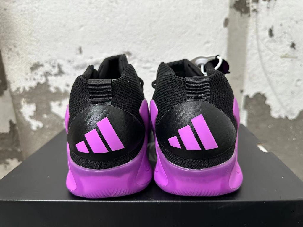 Purple and Black High-Top Sneakers