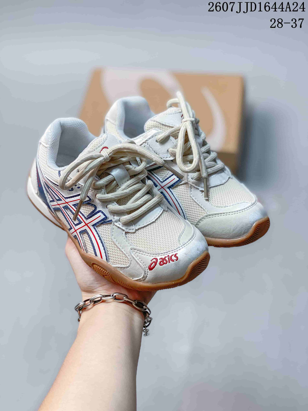 ASICS HYPERSYNC Kids' Running Sneakers White Blue Red