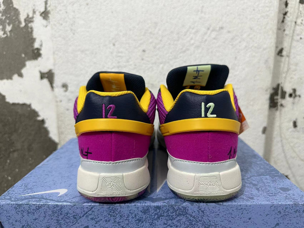 Nike Ja 1 Basketball Shoes Black Purple Gold