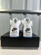 Air Jordan 5 White Silver Sneakers HQ7978-103