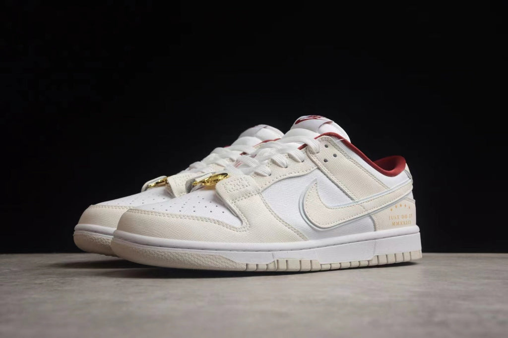Nike SB Low-Top Sneakers Off-White Red DV1160-100