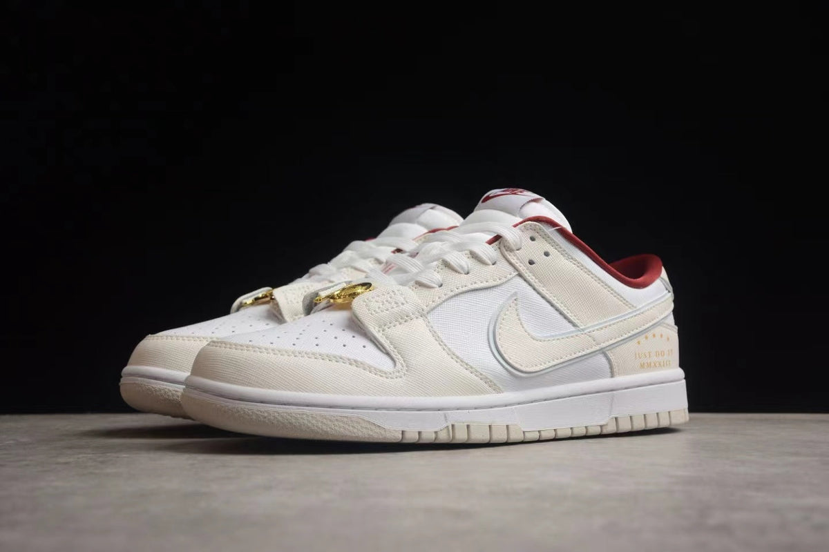 Nike SB Low-Top Sneakers Off-White Red DV1160-100