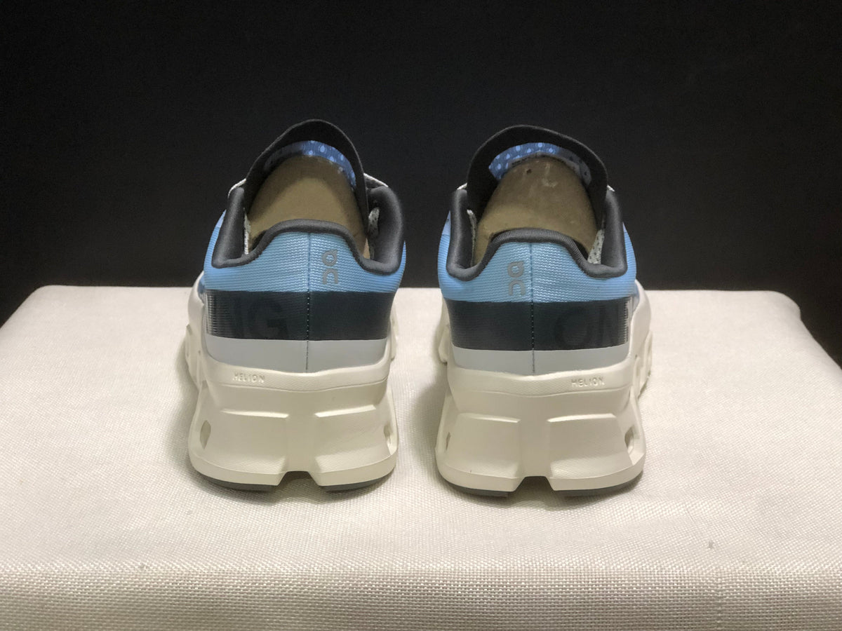 On Cloudmonster 1 Running Sneakers Blue and White
