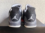 Air Jordan 4 Black Oreo Grey and Black Sneakers