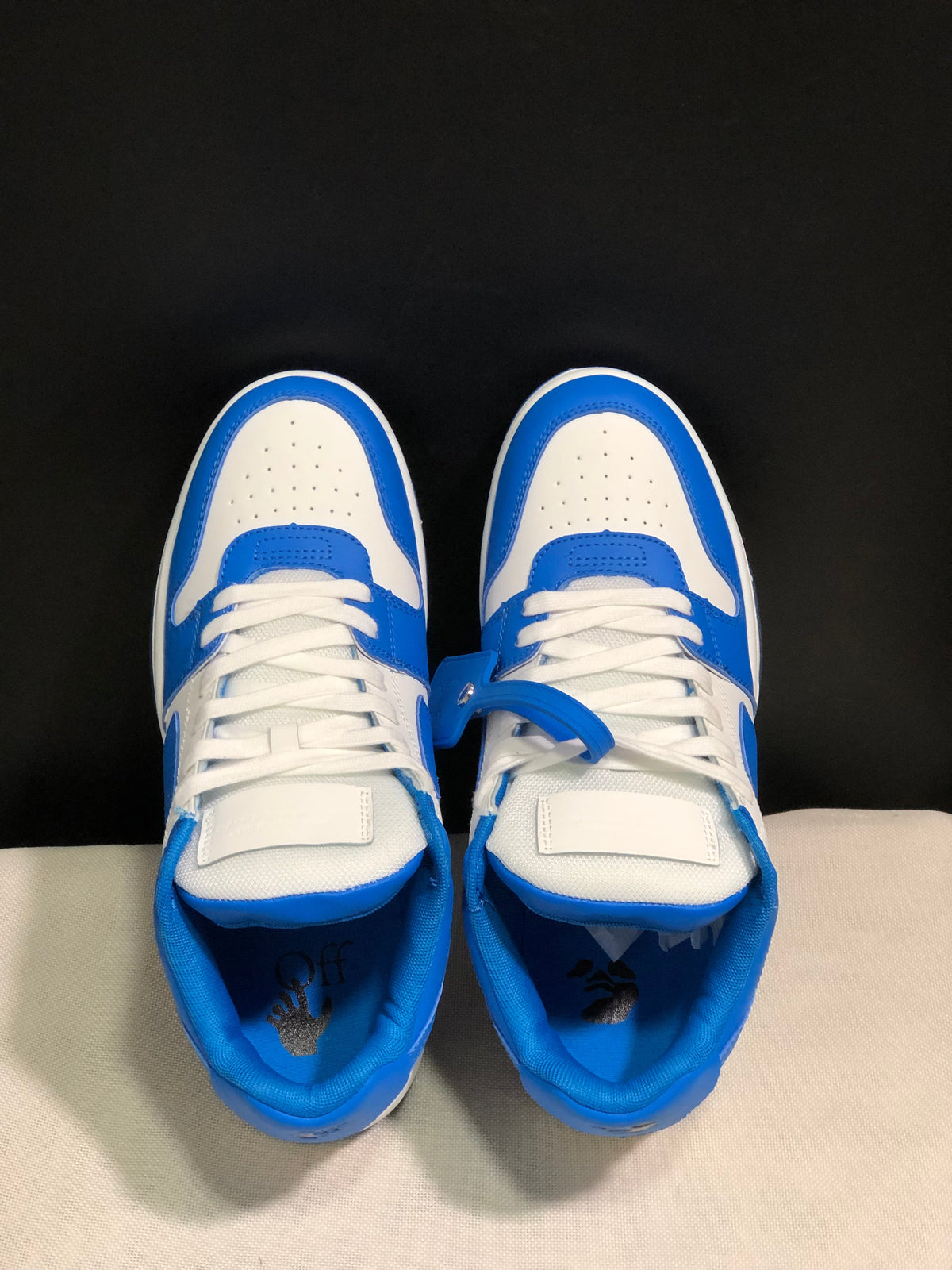 Off-White Out Of Office Blue White Low-Top Sneakers