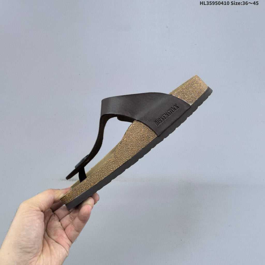 Birkenstock Arizona and Gizeh Sandals in White and Brown