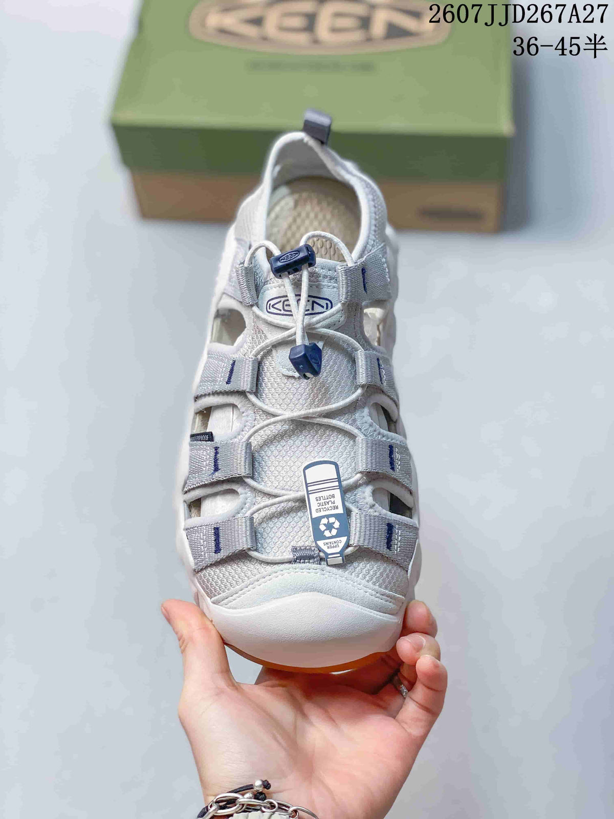 KEEN JJD267A27 White Gray Outdoor Water Sandals