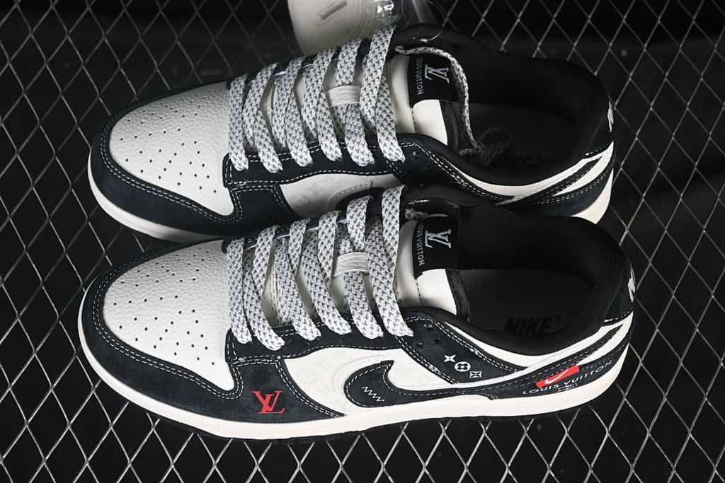 Nike SB Dunk Low Louis Vuitton Monogram Black White