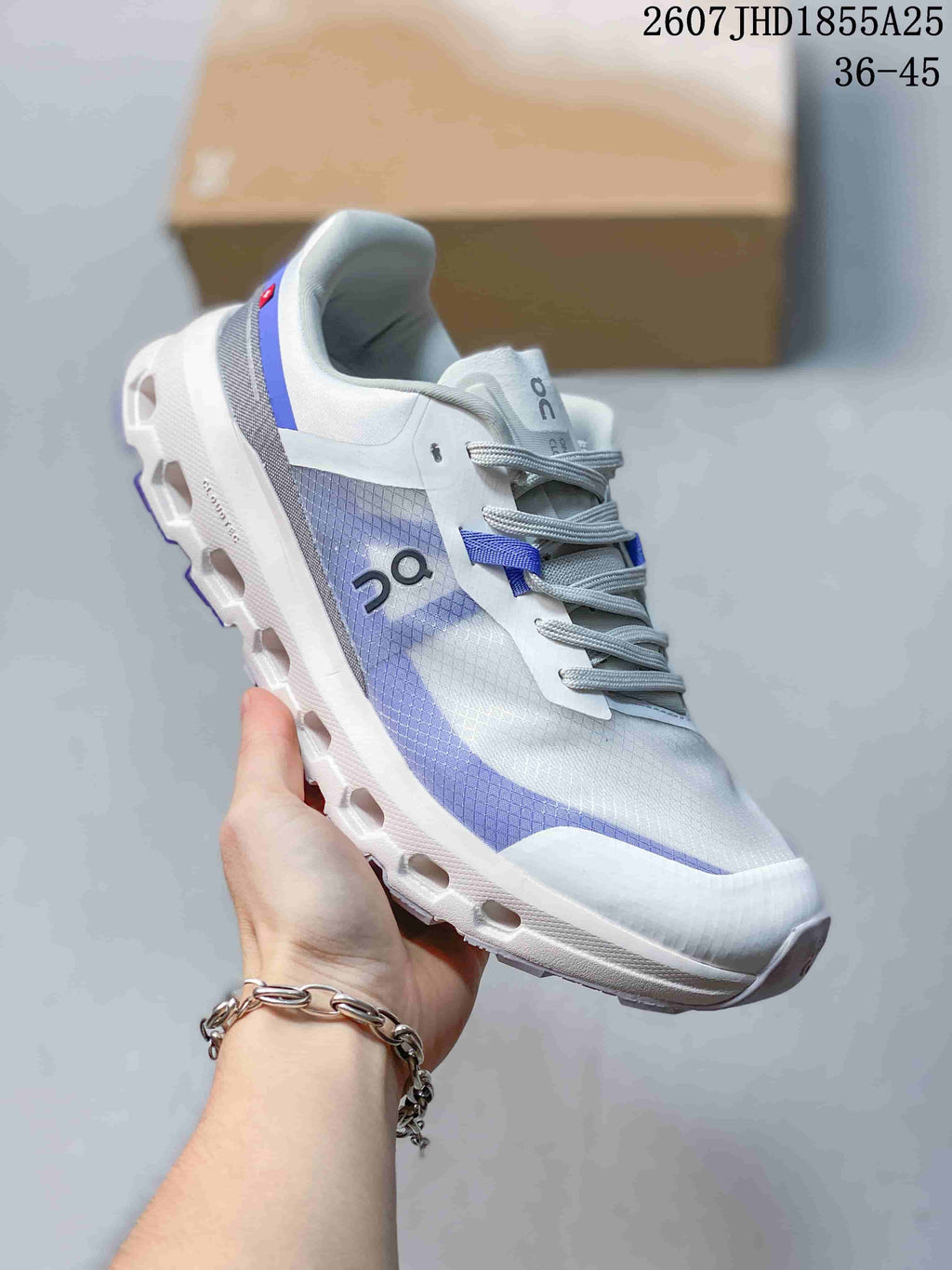 On Cloudvista 2 Trail Sneakers White Blue 2607 JHD1855A25