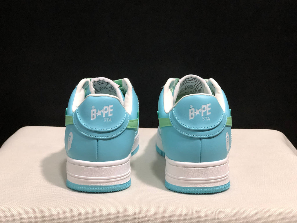BAPE Sta Low Sneakers Blue Green