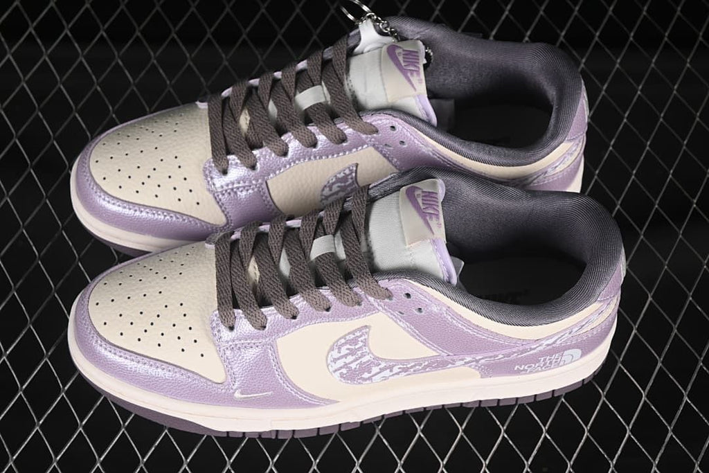 Nike SB Dunk Low North Face-Inspired Purple Sneakers KK1333-039