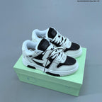 Off-White Arrows Low-Top Sneakers in White and Black