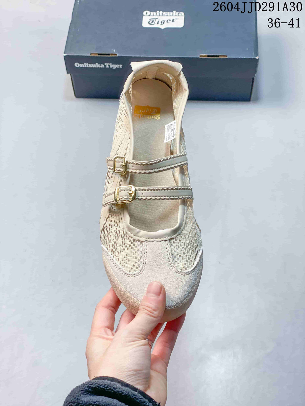 Onitsuka Tiger Mary Jane Sneakers Cream 1182A705-001