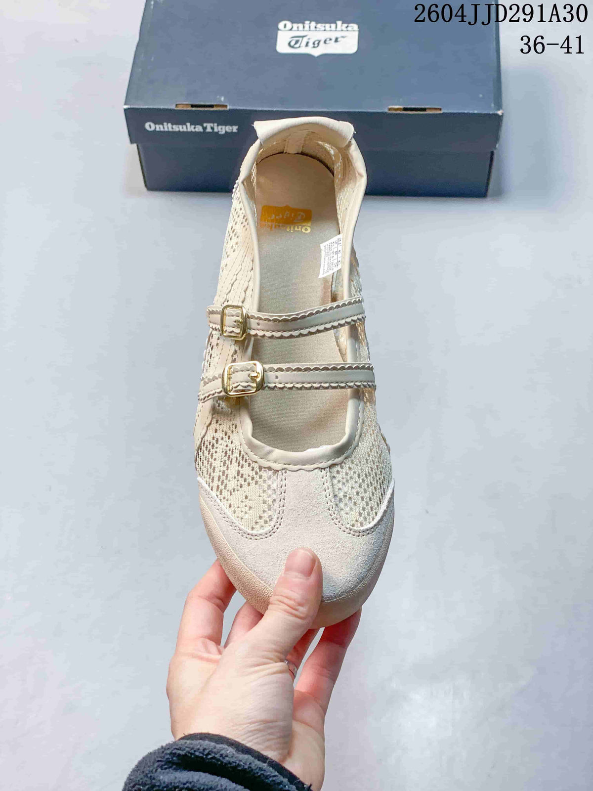 Onitsuka Tiger Mary Jane Sneakers Cream 1182A705-001