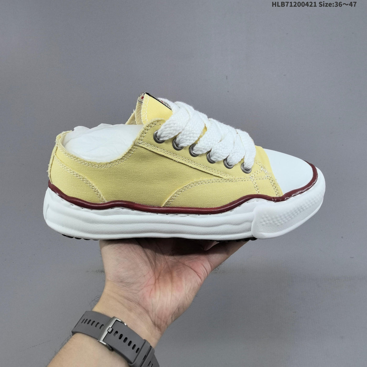 Maison MIHARA YASUHIRO Original Sole Canvas Low Sneakers