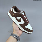 Nike Dunk SB Low Sneakers in Brown and White