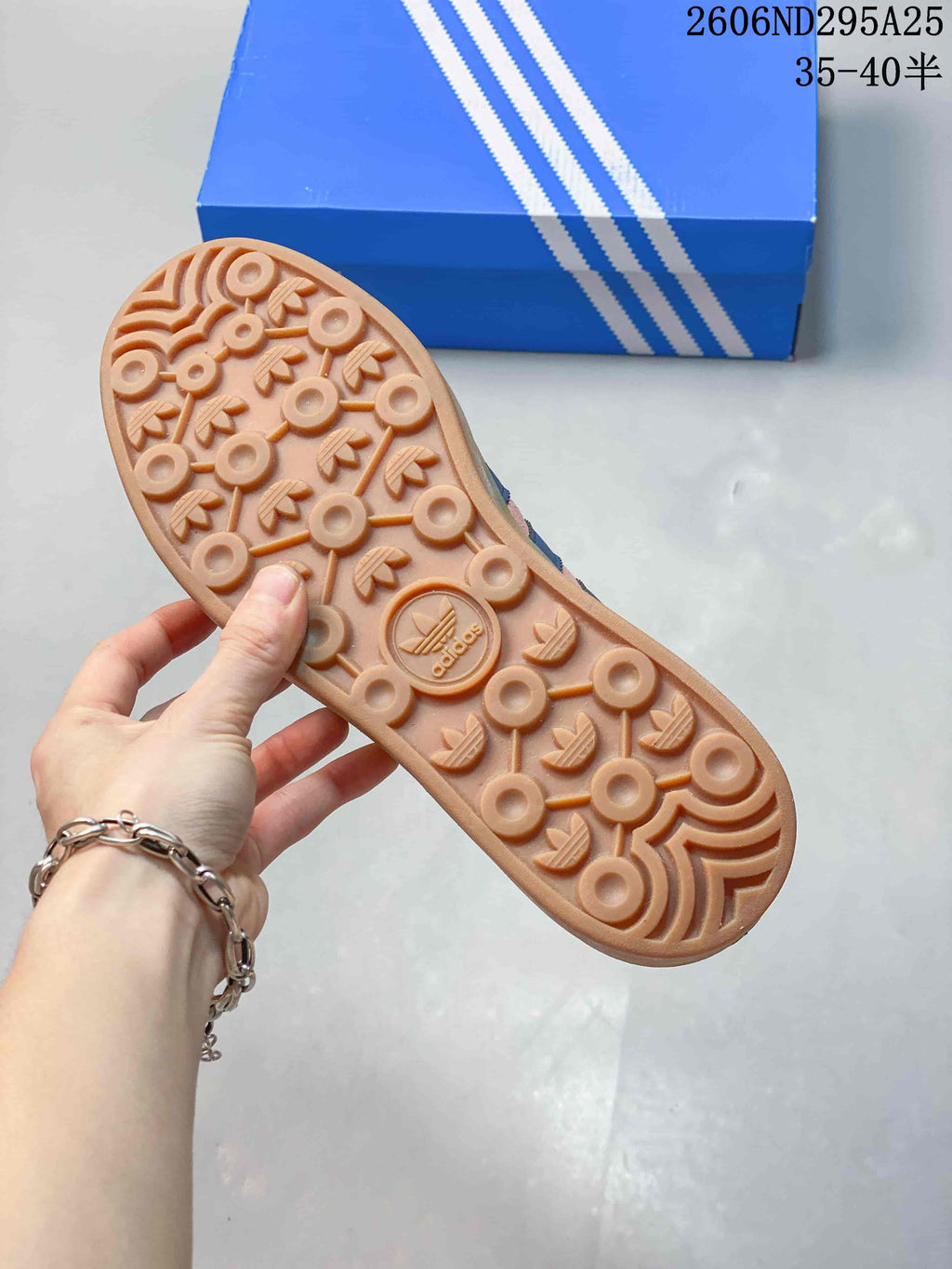 adidas Gazelle Bold W Sneakers Pink Navy Gum Sole