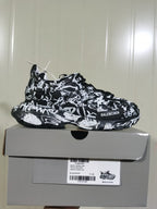 Balenciaga Track 3.0 Graffiti Sneakers Black White 542436