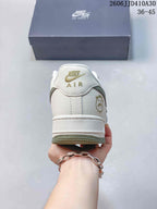 Nike Air Force 1 ’07 Low White and Sage Green Sneakers