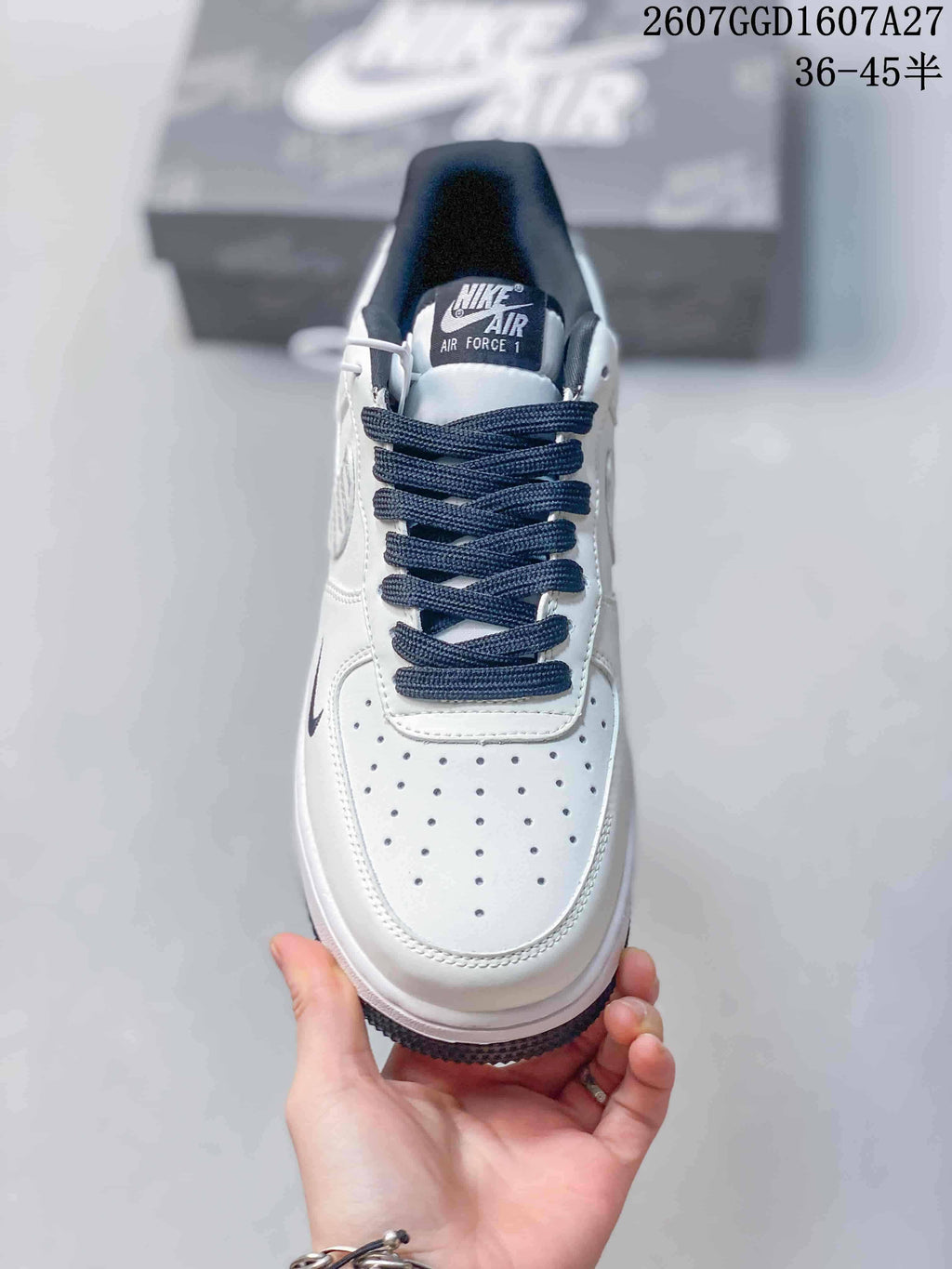 Nike Air Force 1 Low White Black The North Face Graphic Sneakers