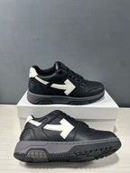 Off-White Out Of Office Low-Top Sneakers Black White OWIA189C99LEA0061001