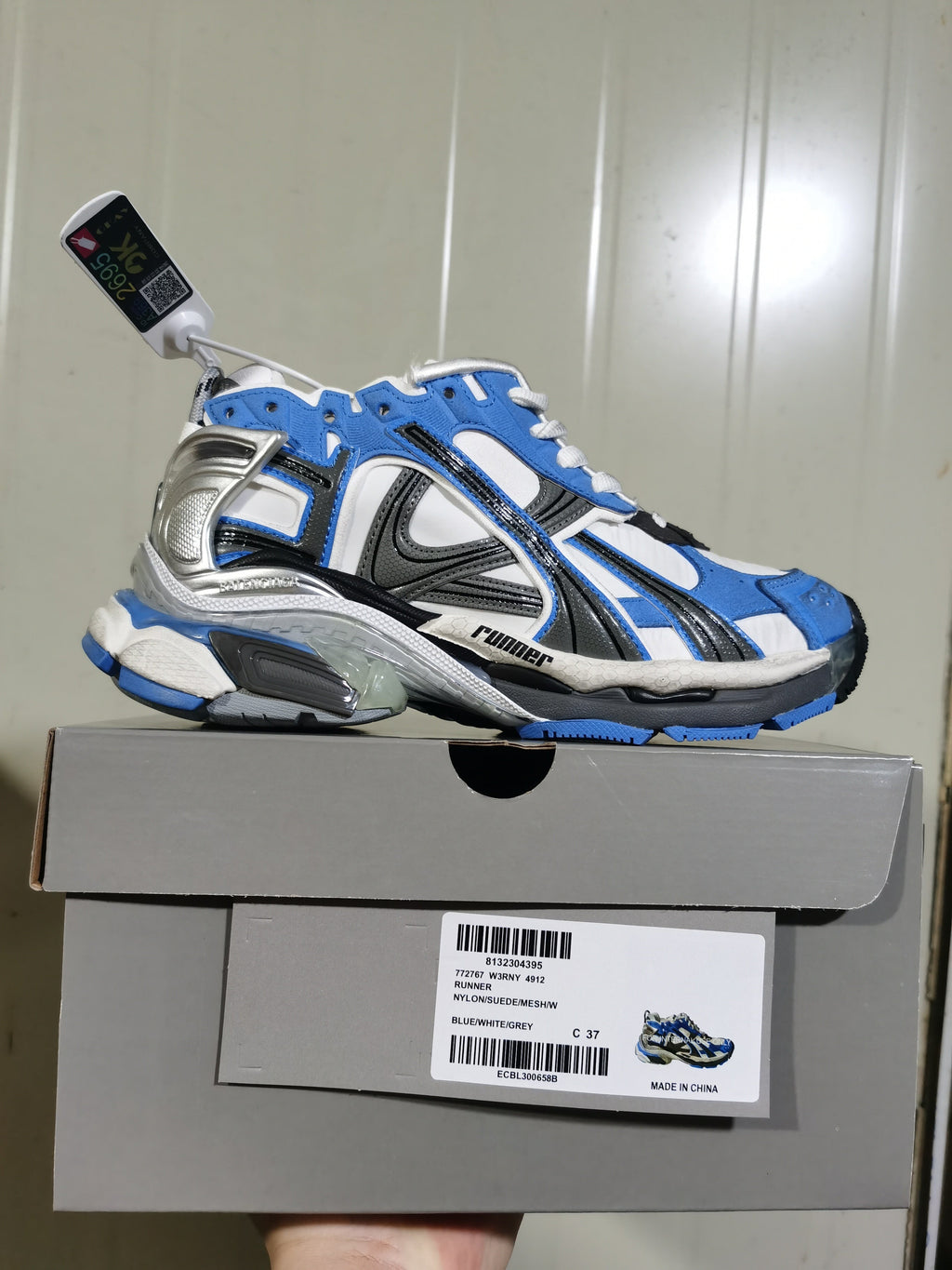Puma Runner Blue White Grey 772677 W3NY Sneakers