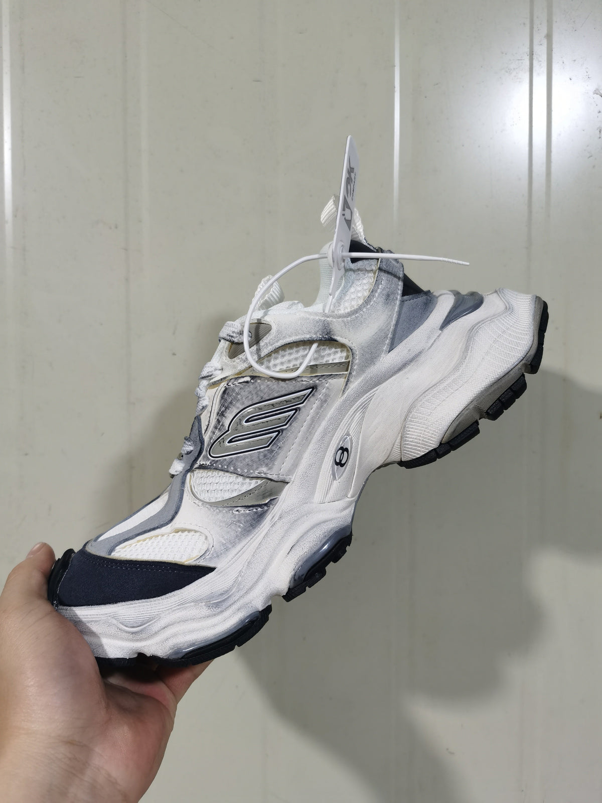 Balenciaga 9012 Cargo Sneakers White/Grey
