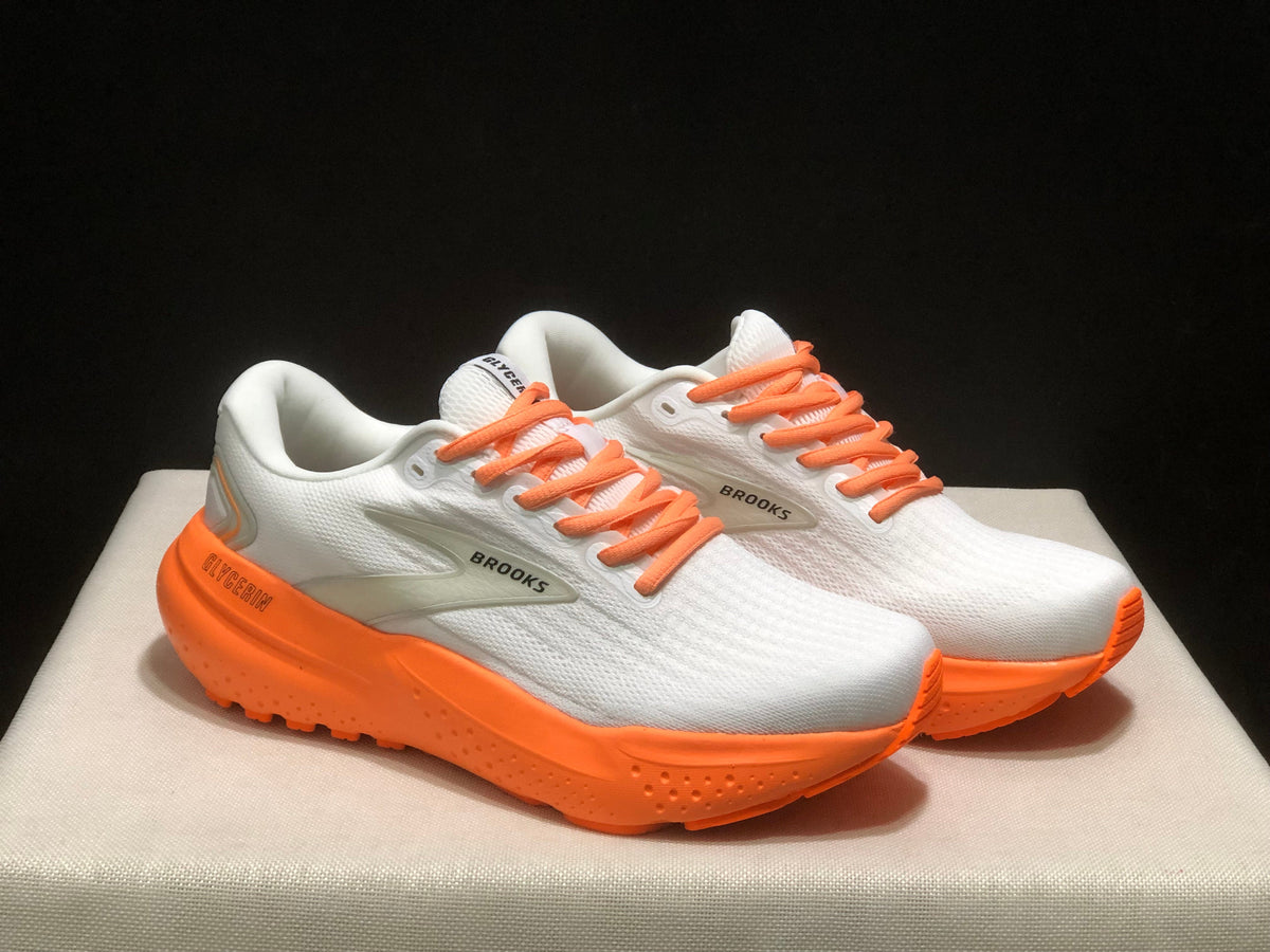 Brooks Glycerin 21 Running Sneakers White Orange