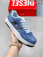 Diesel S-ukiyo V2 Low-Top Sneakers in Blue Denim