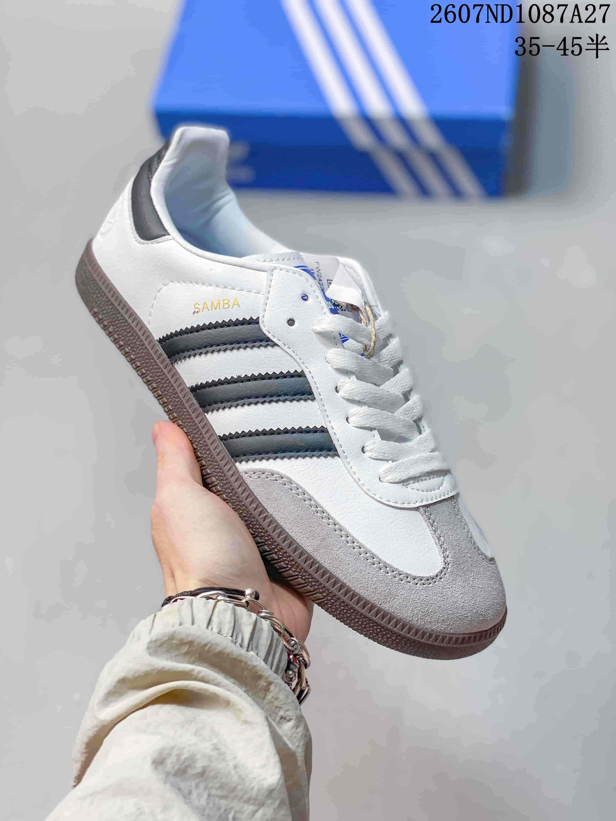 adidas Originals Samba ADV White Black Low-Top Sneakers