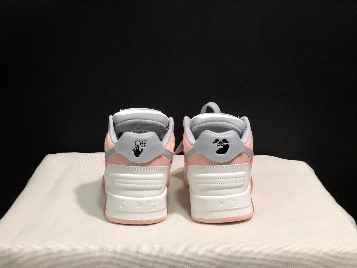 Off-White Out Of Office Low-Top Sneakers White Pink Grey