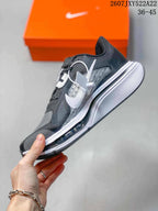 Nike Air Zoom Pegasus Plus Running Shoes Black Gray White