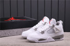 Jordan Air Jordan 4 CT8527-100 White Gray Speckled Sneakers