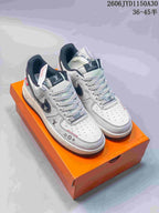 Nike Air Force 1 '07 Low Black and White Graffiti Sneakers