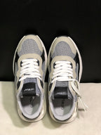 Off-White Low-Top Sneakers in Gray, Black and White