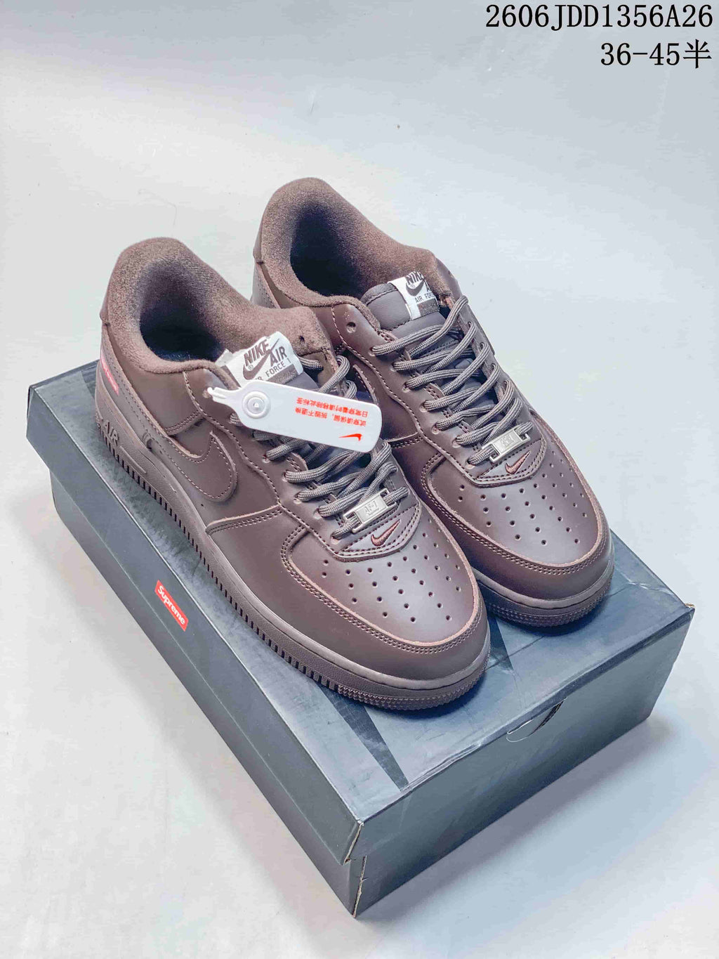 Nike Air Force 1 '07 Low-Top Sneakers in Brown