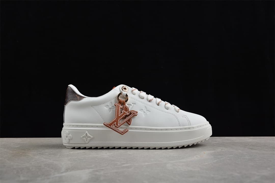Time Out Low White Platform Sneakers
