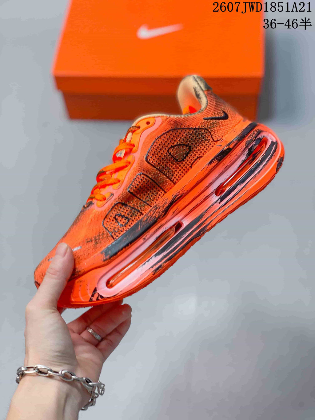 Nike Air Pegasus Premium Orange Sneakers 712610EQO