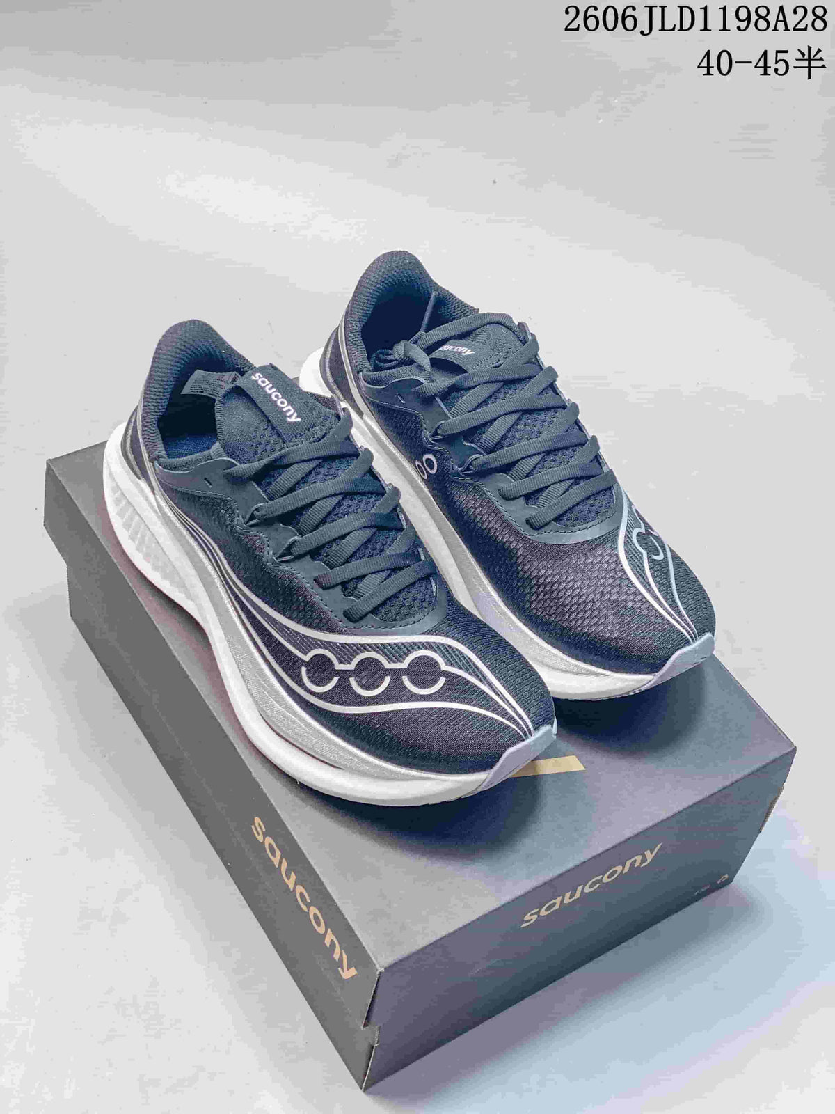 Saucony Endorphin Speed 5 Running Shoes Navy Gray